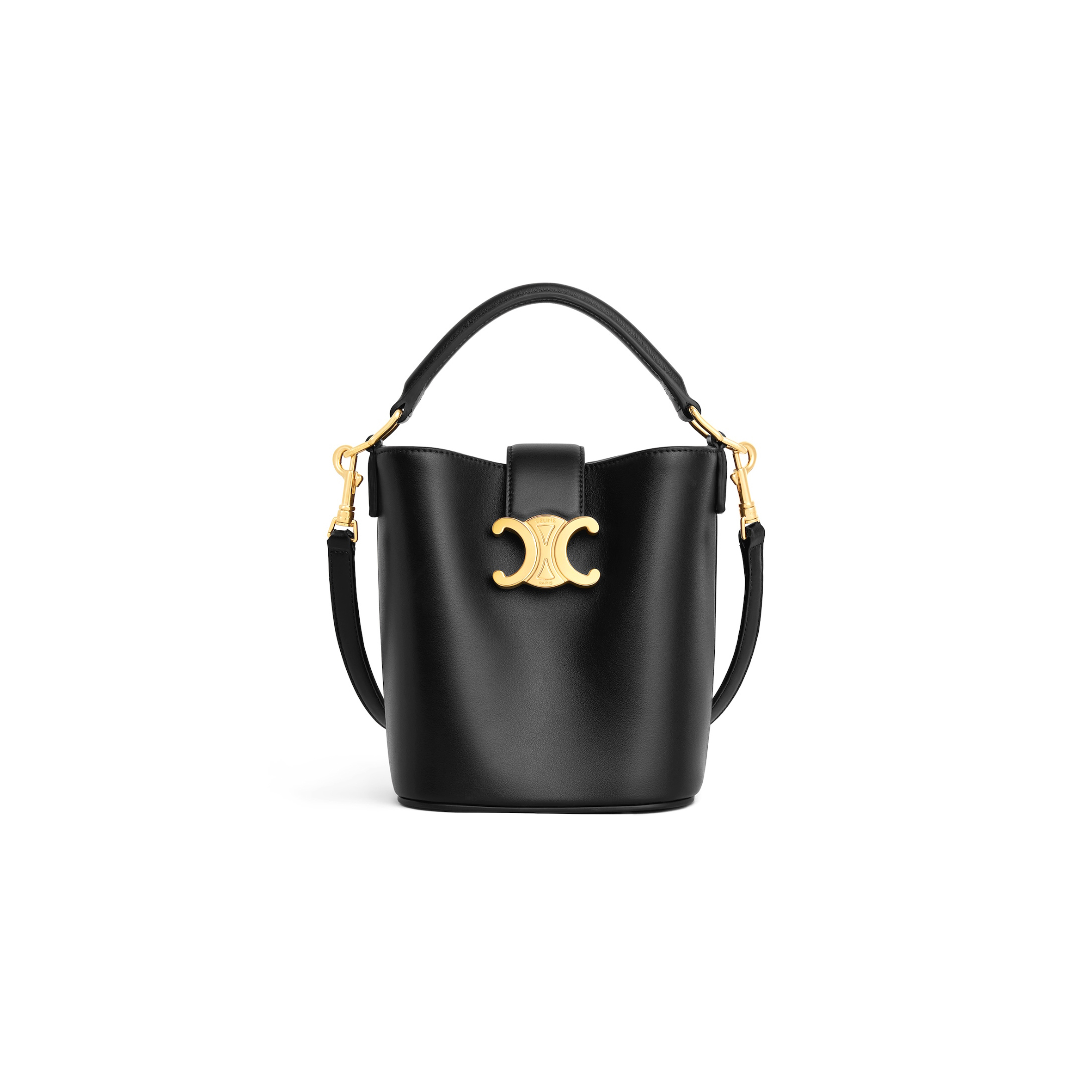 CELINE MINI BUCKET LOUISE IN SMOOTH CALFSKIN 10N473GHJ.38NO (13.5*16*10cm)